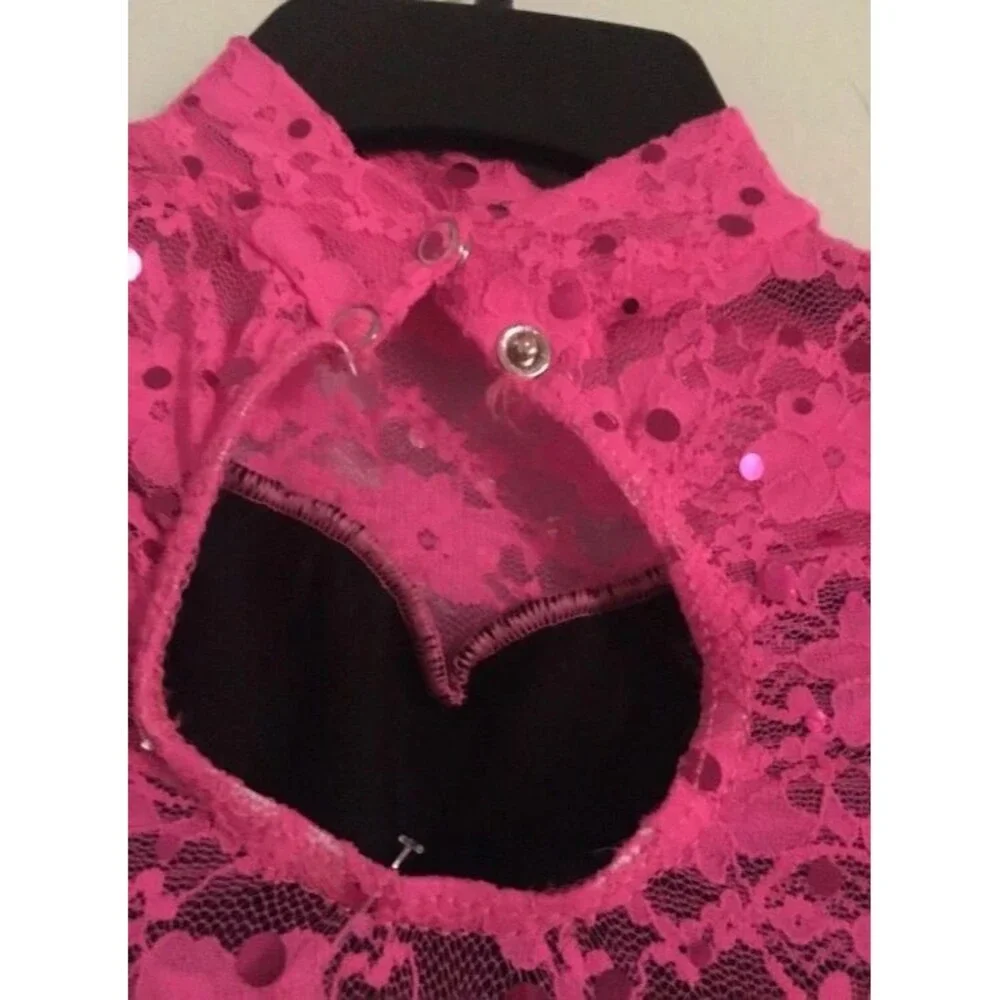 Girls Salsa Dance Dress 3-4T Latin Dance Competition Dress for Girls